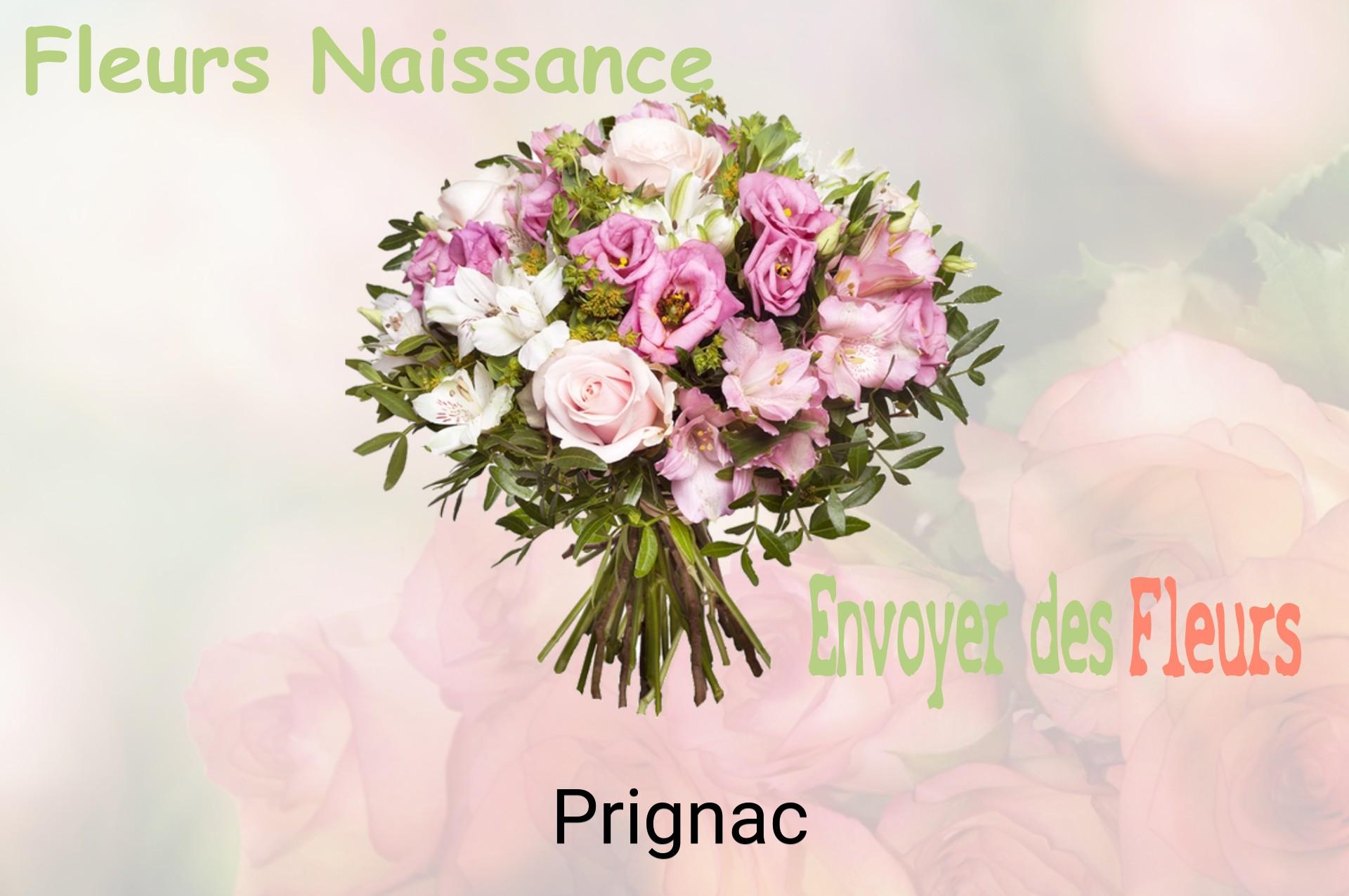 Bouquet de fleurs de naissance livré à Prignac